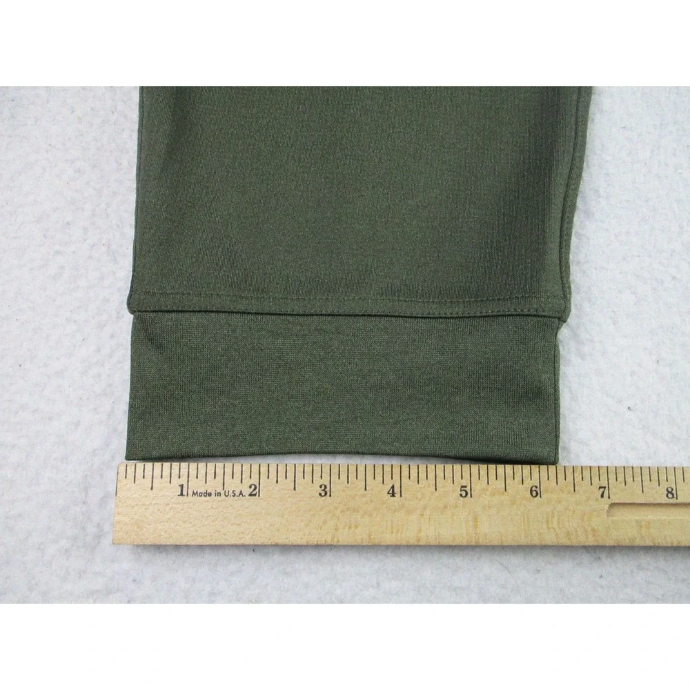 Hylete Jogger Pants Mens Size XXL Green Zip Pocket Drawstring Tapered Active Gym